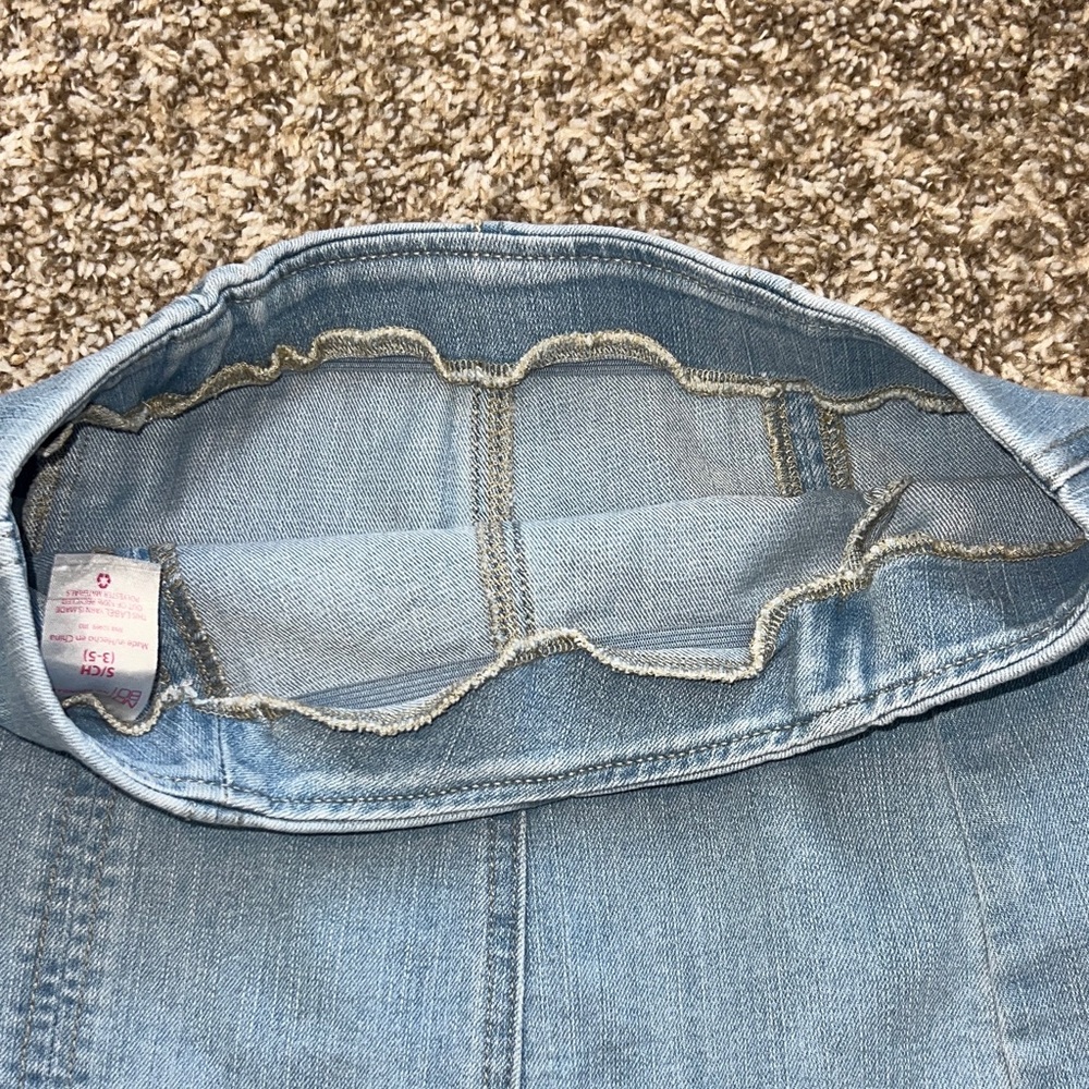 No Boundaries Denim Blue Mini Skirt - Picture 4 of 6